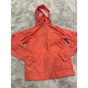 Women's Size Small Columbia Windbreaker - Coral